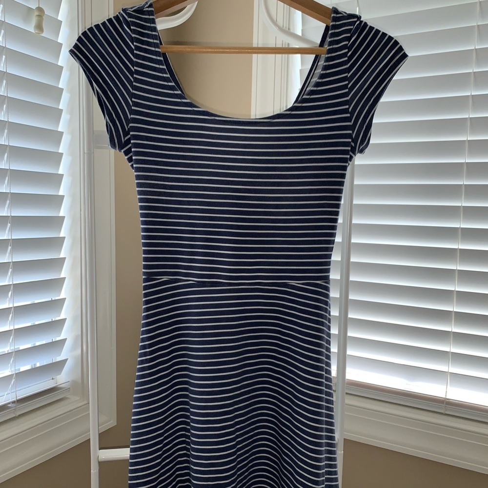 American Eagle Outfitters Blue Striped dress